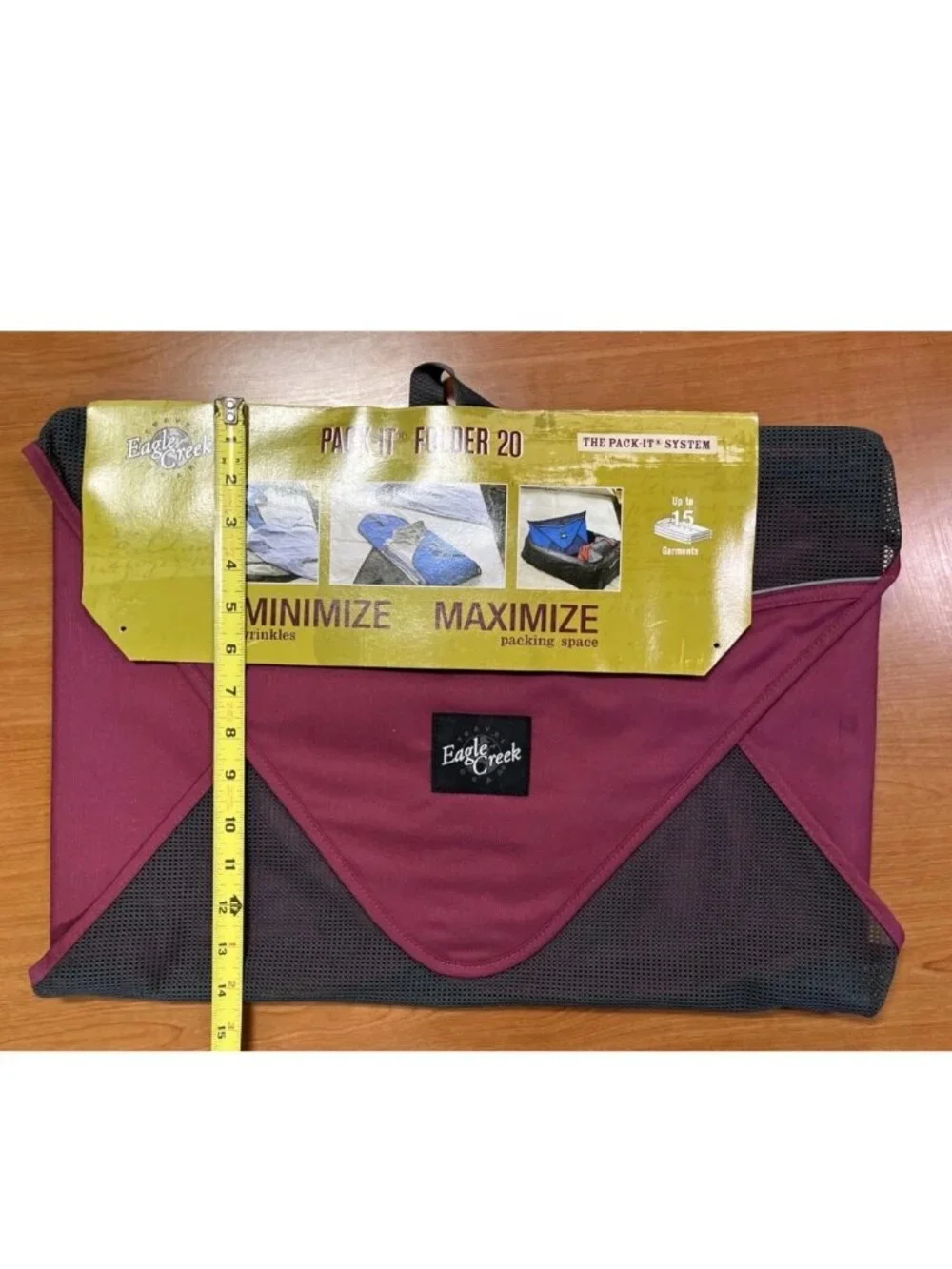 Eagle Creek Pack-It Folder 20 Large Cranberry Travel Organizer NWT